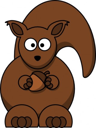 cartone animato scoiattolo ClipArt