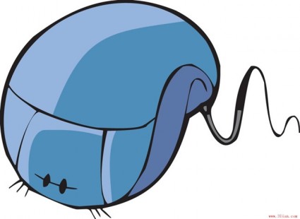 vettore di mouse tema cartoon