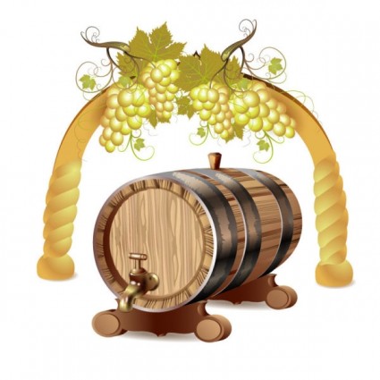Cartoon Wine Vector