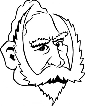 cartoony Kaiser Wilhelm ClipArt
