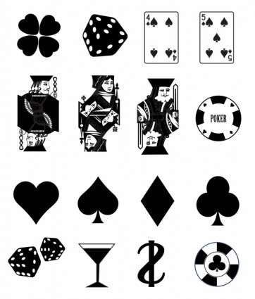 ícones de casino