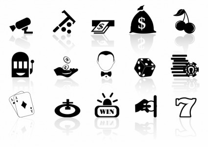 ícones de casino