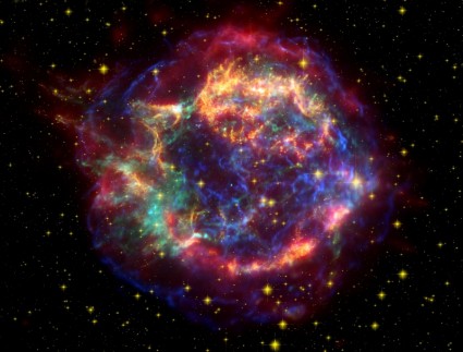 Cassiopeia cas istirahat supernova