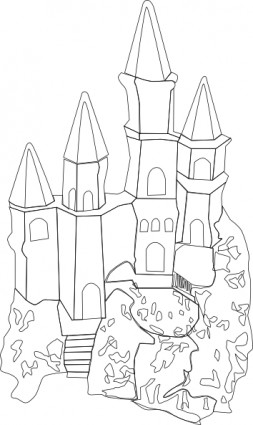مخطط القلعة قصاصة فنية