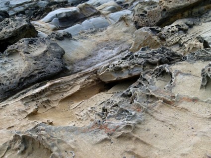 海綿狀風化岩石 tafoni