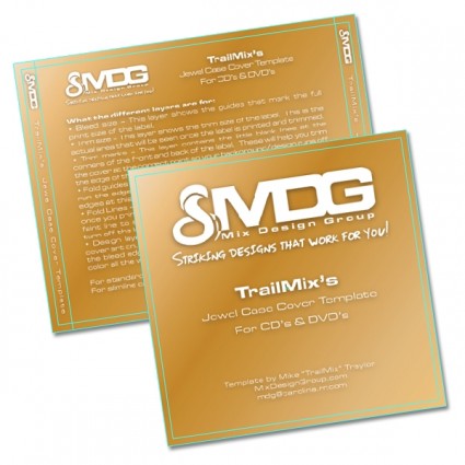 modèle d'étiquette CD dvd par mdg