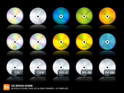 CD stock Icons Icons pack