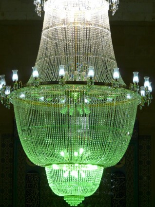 vetro cristallo lampadario