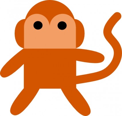 clipart Cheeky monkey