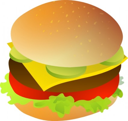 keju burger clip art