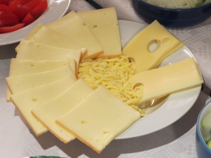 fromage râpé disques