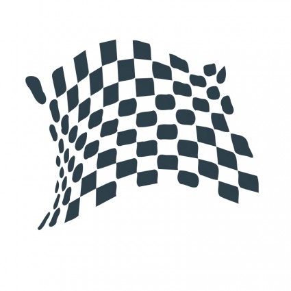icona astratta bandiera a scacchi