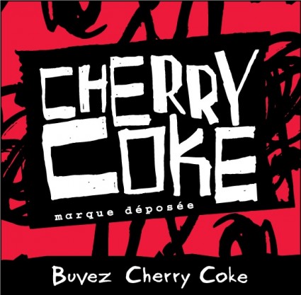 logotipo de Cherry coke