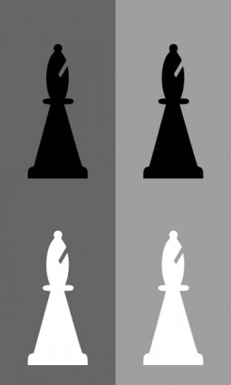 Chess set Bischof ClipArt