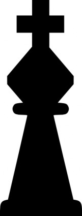 Schach-Set König schwarz-ClipArt-Grafik