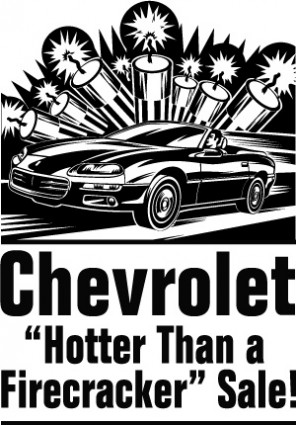 vente de pétard de Chevrolet