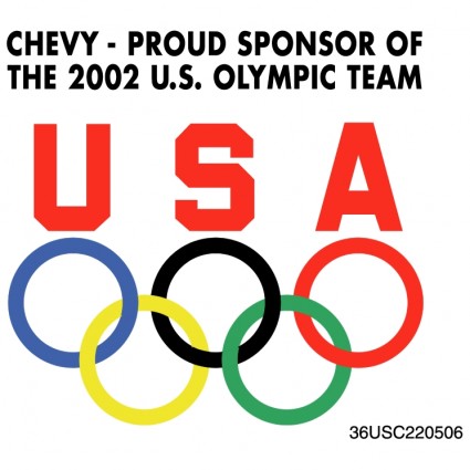 patrocinador de la Chevy del equipo olímpico