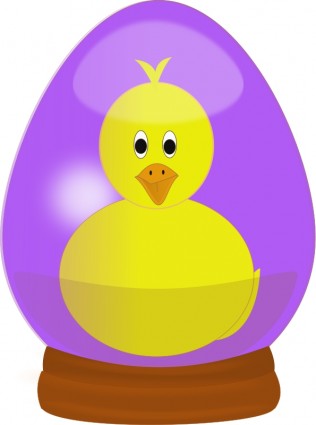 復活祭の卵の世界のひよこ