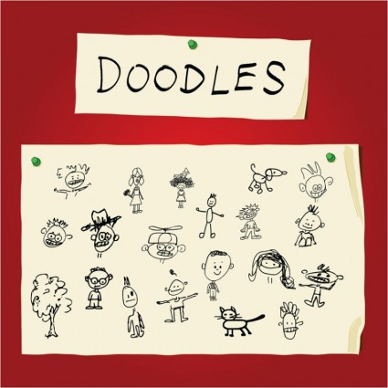 enfants art doodles