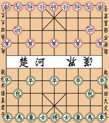 Chinesisches Schach-ClipArt