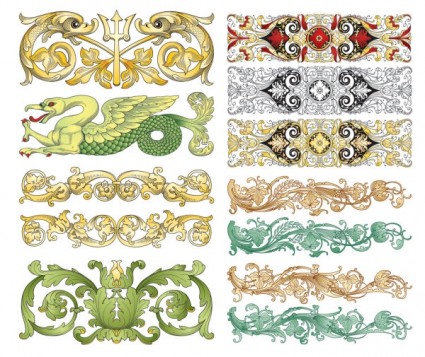 中国の古典的なパターン ベクトル パターン