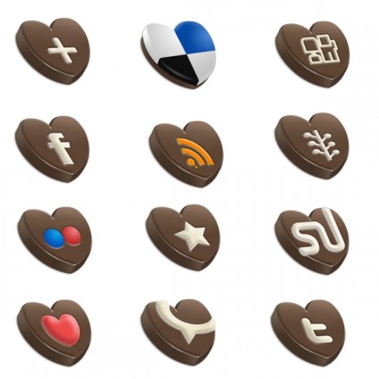 Choco Sosial Icons Icons Pack