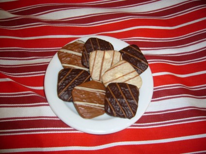biscoitos doces de biscoitos de bolachas de chocolate