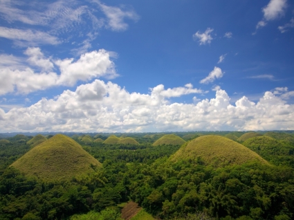 mundo de Filipinas de fondos de chocolate hills