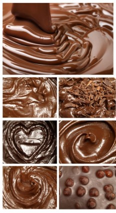 obraz hd sosem czekoladowym