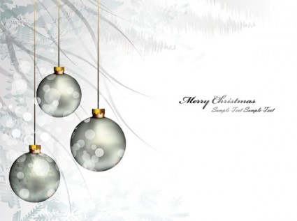 Christmas background ballon belle vector