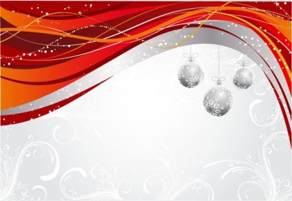 Christmas Ball hängen dynamischer Hintergrund Muster Vektor