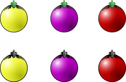 bolas de Navidad clip art