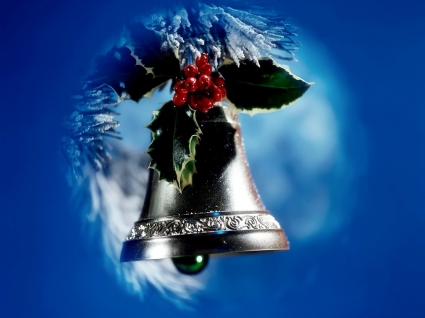 campana de Navidad fondo de pantalla Navidad