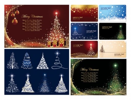 Christmas Card Background Vector