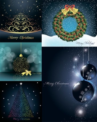 vektor weihnachten dekorative Elemente