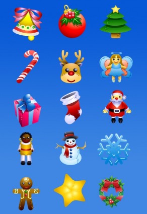 Christmas Dolls Icons Icons Pack