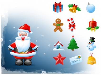 Рождественские иконки иконки пакет