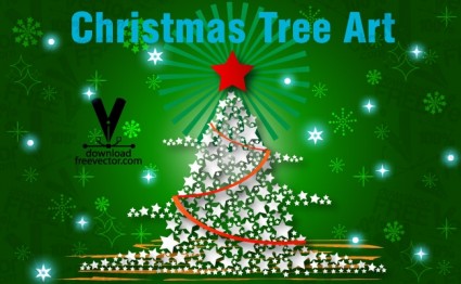 árvore de Natal arte