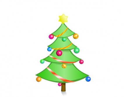 Boże Narodzenie drzewo clipart