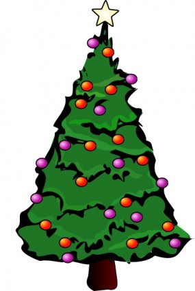 Boże Narodzenie drzewo clipart