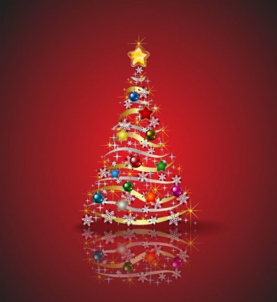 albero di Natale grafica vettoriale