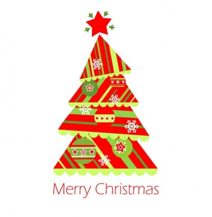 Ilustración de vector de árbol de Navidad