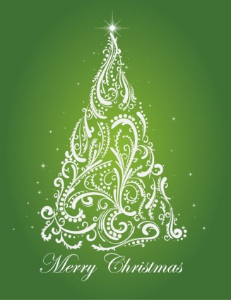 Weihnachtsbaum-Vektor-illustration