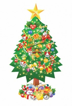 聖誕樹向量插畫