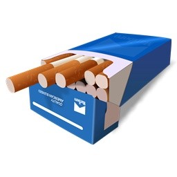 cigarretes màu xanh