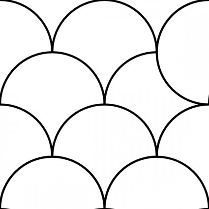 Kreise Muster Fliese ClipArt