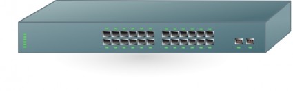 Cisco fast ethernet switch clip art