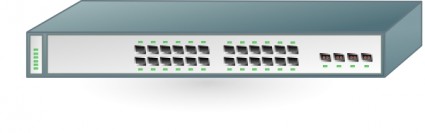 Cisco Netzwerk-Switch-ClipArt-Grafik