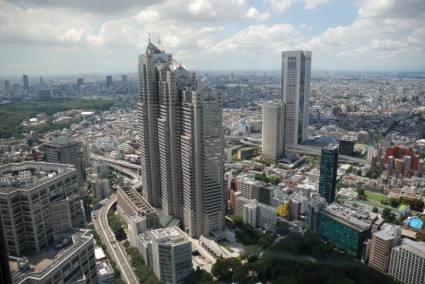 gratte-ciel de construction de ville