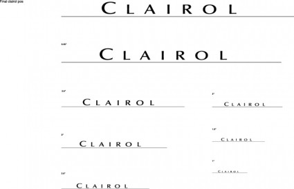 Clairol logo biểu tượng